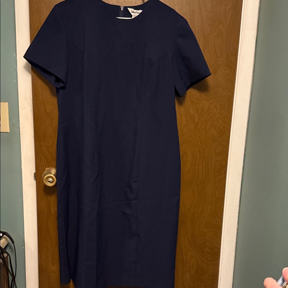 Anthony Richards Classic Navy Midi Dress size 18